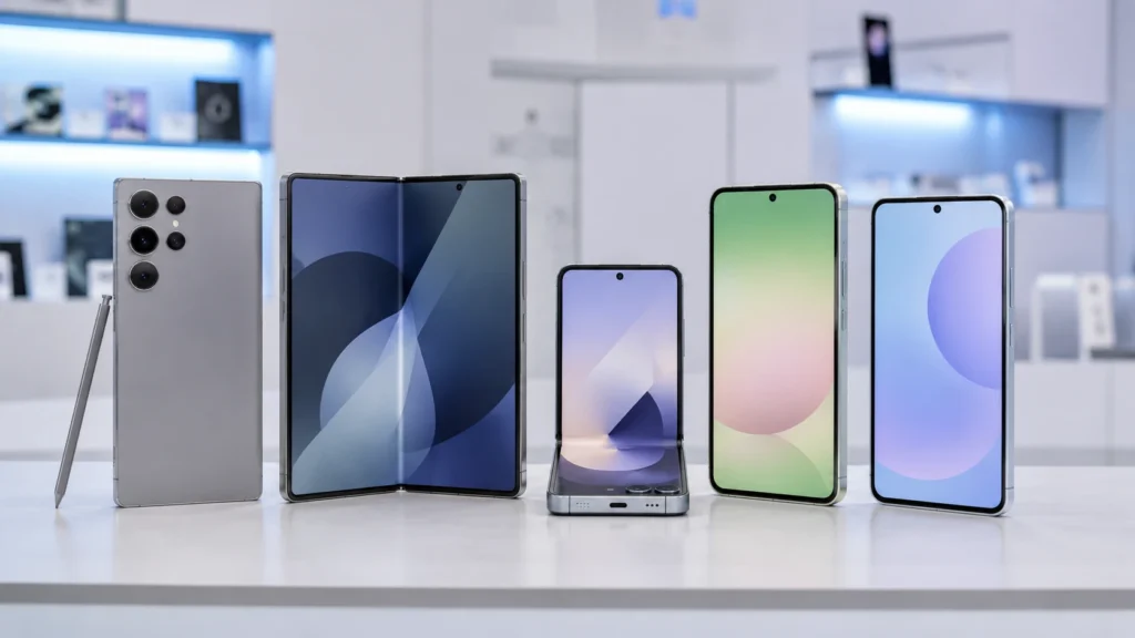 Best Samsung Galaxy Models Comparison of Samsung Galaxy smartphones available in Singapore