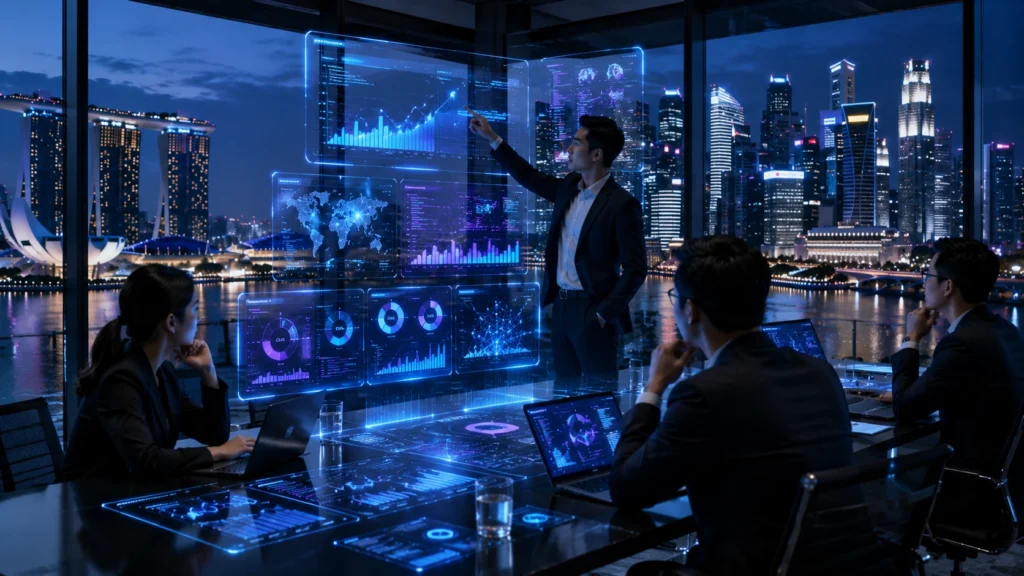 AI Business Growth Singapore Business leaders using artificial intelligence to drive innovation in Singapore